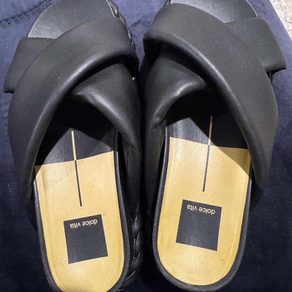 Dolce Vita Black Mules